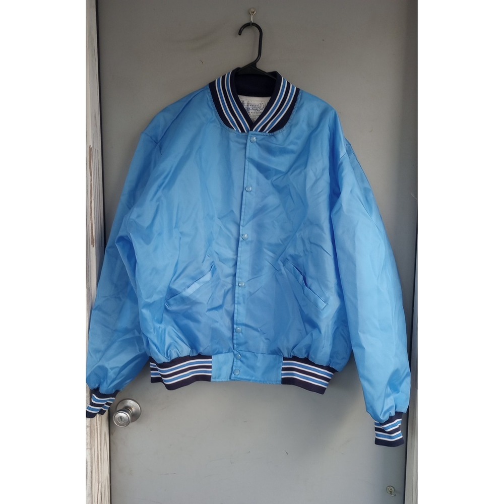 Imprintables Vintage Coat Jacket Westmark USA‎ Blue 70s 80s XXXL 3x 3XL